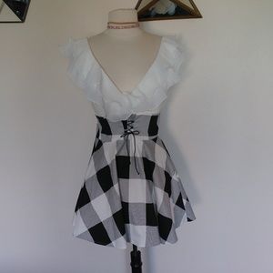 Modcloth plaid dress